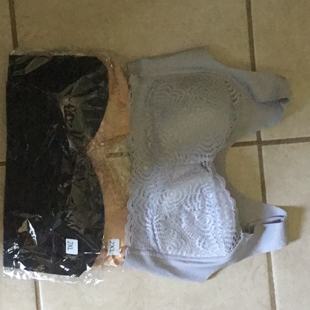 Set of 3 charmingbras.com size 2xl